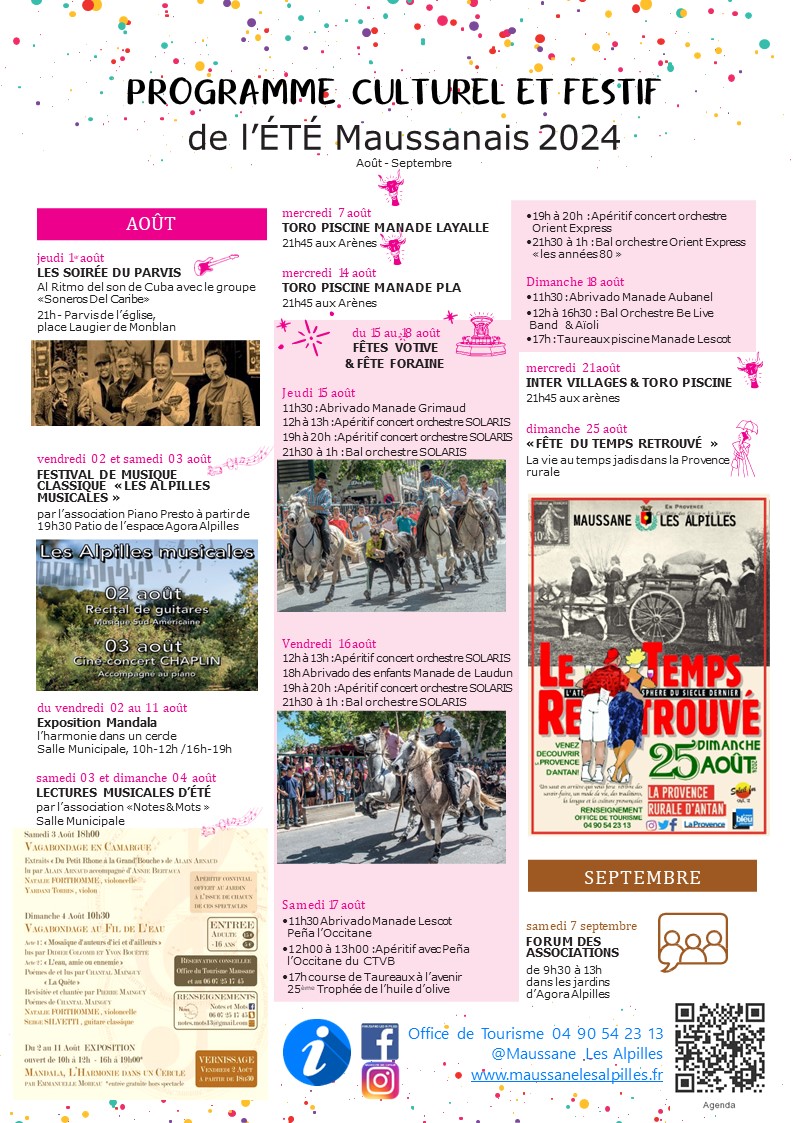 La Commune de Maussane Les Alpilles 𝐞𝐬𝐭 𝐞𝐧 𝐟𝐞̂𝐭𝐞 𝐜𝐞 𝐰𝐞𝐞𝐤-𝐞𝐧𝐝 FETE VOTIVE & Fête... 1 455063348 2251894151833382 5353431958146762324 n