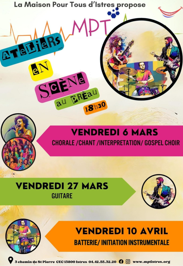 Atelier en scène de la MPT : chant