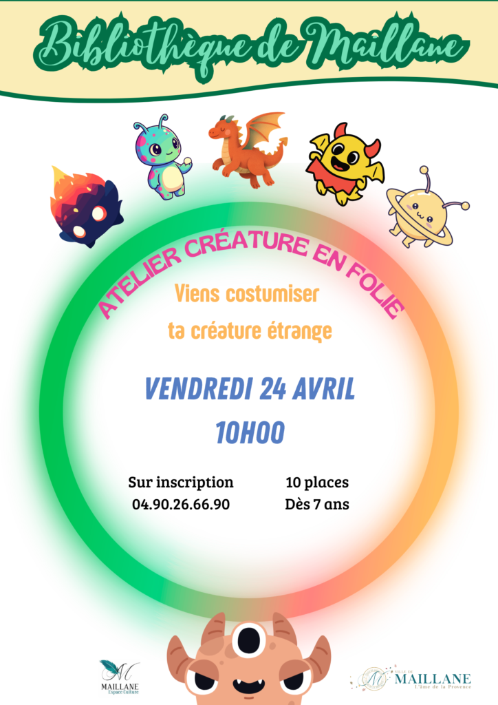 Atelier création Créature en Folie