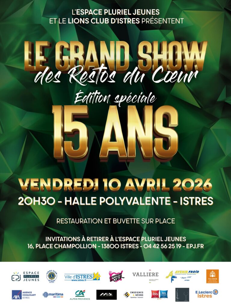 Le grand show des Restos du Cœur 2026